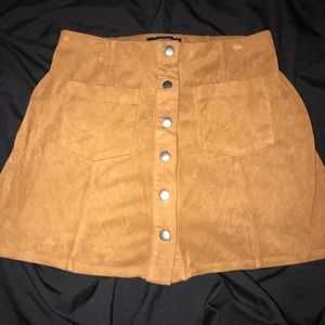 Button up skirt.